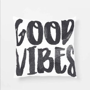 Pillow Case 17x17 Good Vibes